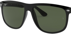 Verres originaux Ray-Ban RB4147 Boyfriend, couleur 31 · Vert foncé · plastique