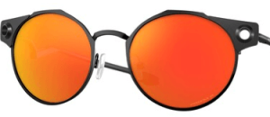 Verres originaux Oakley OO6046 Deadbolt, couleur Prizm polarisé | Ruby