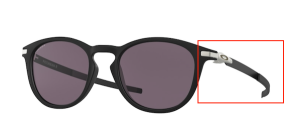 Branches originales Oakley OO9439 Pitchman R, couleur 01 · Noir satiné