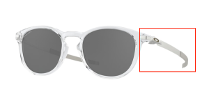 Branches originales Oakley OO9439 Pitchman R, couleur 02 · Transparent poli