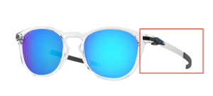 Branches originales Oakley OO9439 Pitchman R, couleur 04 · Transparent poli