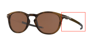 Branches originales Oakley OO9439 Pitchman R, couleur 06 · Marron écaille