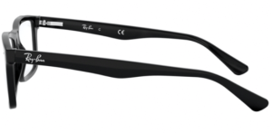 Branches originales Ray-Ban RB5287, couleur 2000 · Noir brillant