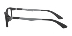 Branches originales Ray-Ban RB1588 Junior, couleur 3633 · Noir mat