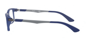 Branches originales Ray-Ban RB1588 Junior, couleur 3655 · Bleu mat