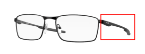 Branches originales Oakley OO3227 Fuller, couleur 01 · Noir satiné