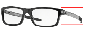 Branches originales Oakley OO8026 Currency, couleur 05 · Noir poli