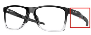 Branches originales Oakley OO8173 Activate, couleur 04 · Noir poli fade