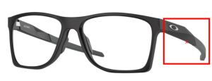 Branches originales Oakley OO8173 Activate, couleur 01 · Noir satiné