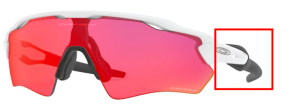 Branches originales Oakley OO9001 Radar EV XS Path, couleur 05 · Blanc poli
