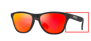 Branches originales Oakley OO9006 Frogskins XS, couleur 29 · Noir mat camo