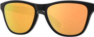 Verres originaux Oakley OO9006 Frogskins XS, couleur Prizm polarisé | rose or
