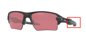 Branches originales Oakley OO9188 Flak 2.0 XL, couleur 9188 · B2 steel