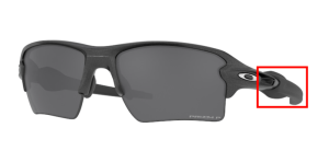 Branches originales Oakley OO9188 Flak 2.0 XL, couleur 9188 · F8 steel