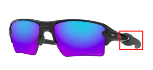 Branches originales Oakley OO9188 Flak 2.0 XL, couleur 9188 · F7 noir poli