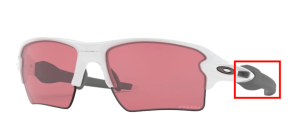 Branches originales Oakley OO9188 Flak 2.0 XL, couleur 9188 · B1 blanc poli