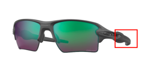 Branches originales Oakley OO9188 Flak 2.0 XL, couleur 9188 · F3 steel