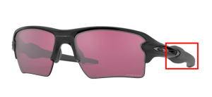 Branches originales Oakley OO9188 Flak 2.0 XL, couleur 9188 · B5 noir mat