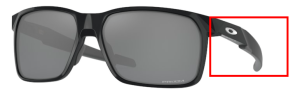 Branches originales Oakley OO9460 Portal X, couleur 11 · Carbon
