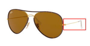 Branches originales Ray-Ban RB3025JM, couleur 001 · Or