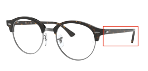 Branches originales Ray-Ban RB4246V vue, couleur 2012 · Havane foncé