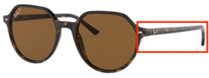 Branches originales Ray-Ban RB2195 Thalia, couleur 902 · Havane