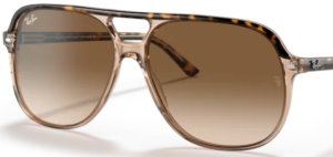 Verres originaux Ray-Ban RB2198 Bill, couleur 51 · Marron clair dégradé