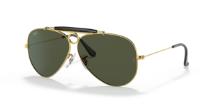 Verres originaux Ray-Ban RB3138 Shooter, couleur 31 · Vert