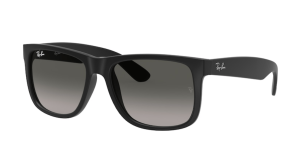Ray-Ban 4165 JUSTIN, couleur 601/8G · Rubber noir