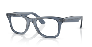 Ray-Ban RX4340V WAYFARER EASE, couleur 8223 · Transparent bleu foncé