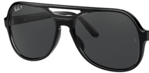 Verres originaux Ray-Ban RB4357 Powderhorn, couleur 48 · Noir polarisé