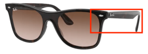 Branches originales Ray-Ban RB4440N, couleur 710 · Havane