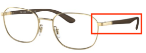 Branches originales Ray-Ban RB6462 vue, couleur 2500 · Or