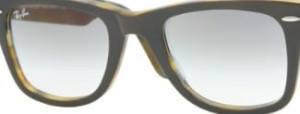Verres originaux Ray-Ban RB2140 Wayfarer, couleur 32 · Gris dégradé