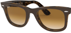 Verres originaux Ray-Ban RB2140 Wayfarer, couleur 51 · Marron clair dégradé