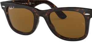 Verres originaux Ray-Ban RB2140 Wayfarer, couleur 57 · Polarizaded marron