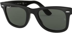Verres originaux Ray-Ban RB2140 Wayfarer, couleur 58 · Vert polarisé