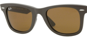 Verres originaux Ray-Ban RB2140 Wayfarer, couleur B15 · Marron