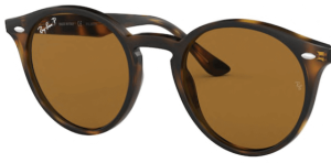 Verres originaux Ray-Ban RB2180, couleur 83 · Polarisé marron · plastique