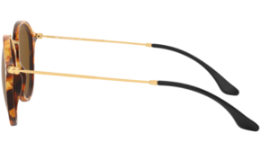 Branches originales Ray-Ban RB2447, couleur 1160 · Moucheté marron havane