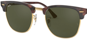 Verres originaux Ray-Ban RB3016 Clubmaster, couleur G15 · Vert classique