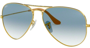 Verres originaux Ray-Ban RB3025 Aviator, couleur 3F · Bleu dégradé