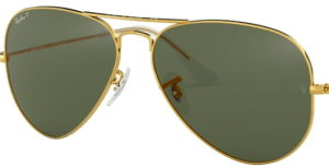 Verres originaux Ray-Ban RB3025 Aviator, couleur 58 · Vert polarisé