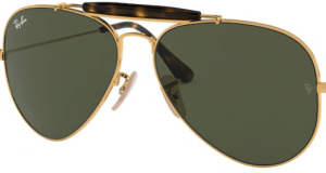 Verres originaux Ray-Ban RB3029 Outdoorsman II, couleur G15 · Vert classique