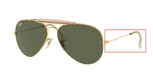 Branches originales Ray-Ban RB3029, couleur L2112 · Golden