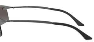 Branches originales Ray-Ban RB3186, couleur 004 · Gunmetal