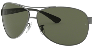 Verres originaux Ray-Ban RB3293, couleur 9A · Vert polarisé · plastique