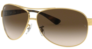Verres originaux Ray-Ban RB3386, couleur 13 · Marron dégradé · plastique