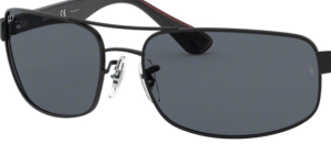 Verres originaux Ray-Ban RB3445, couleur P2 · Gris polarisé · plastique