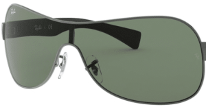 Verres originaux Ray-Ban RB3471, couleur 71 · Vert · plastique